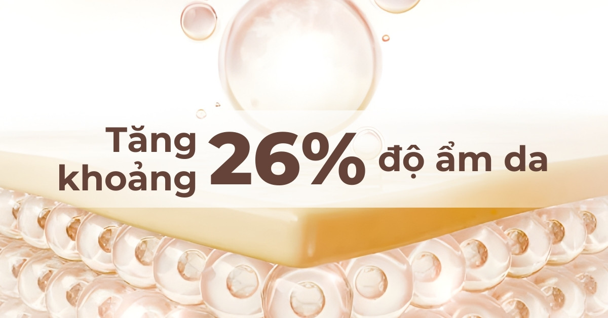 Độ ẩm da tăng