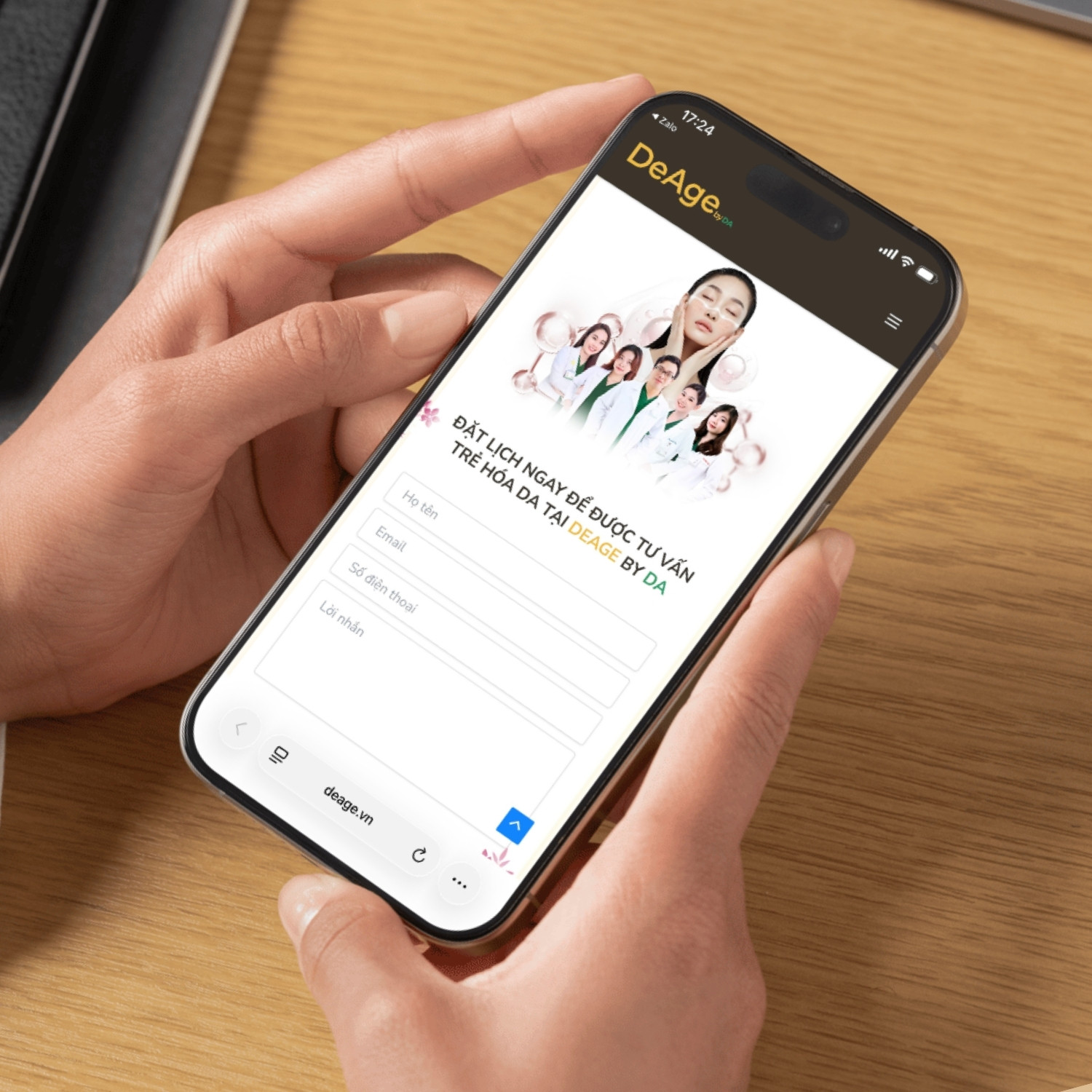 Bước 1 - Đăng ký lịch khám