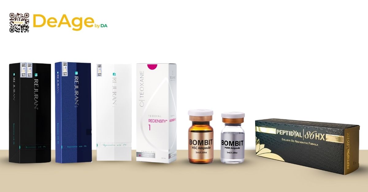 Tiêm meso giá bao nhiêu? Đừng vội quyết định chỉ dựa vào giá 2 Một số sản phẩm tiêm tại DeAge