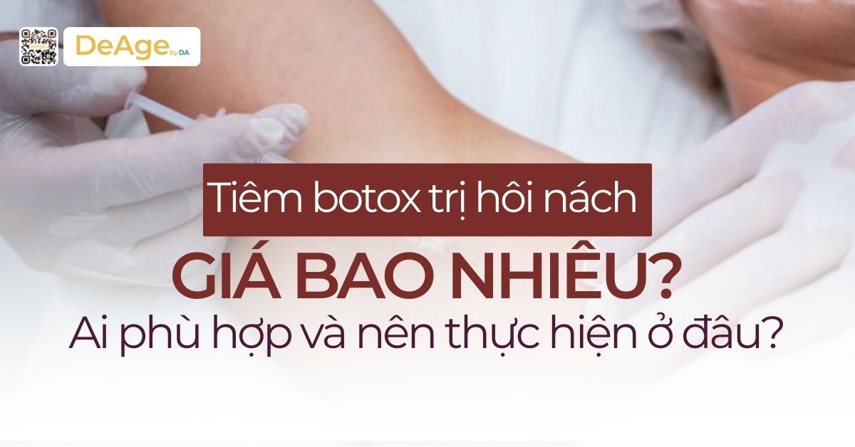 Tiêm botox trị hôi nách