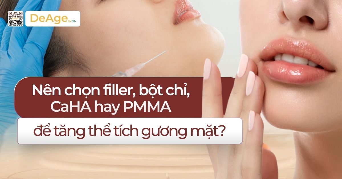 tiêu đề nên chọn filler, bột chỉ, CaHA, PMMA