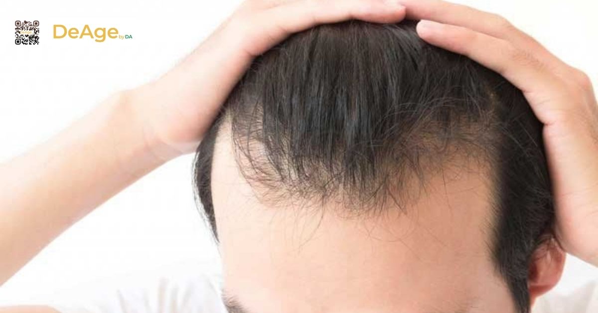 Tiêm PRP trị rụng tóc có hiệu quả không? Cứu cánh cho người tóc thưa, hói 2 da bị hói