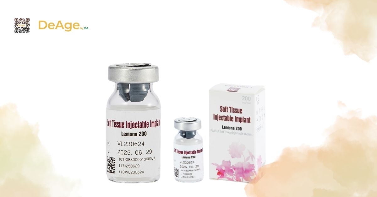 Lenisna: chất kích thích sinh học chứa PDLLA giúp làm đầy và trẻ hóa 2 sp lenisna