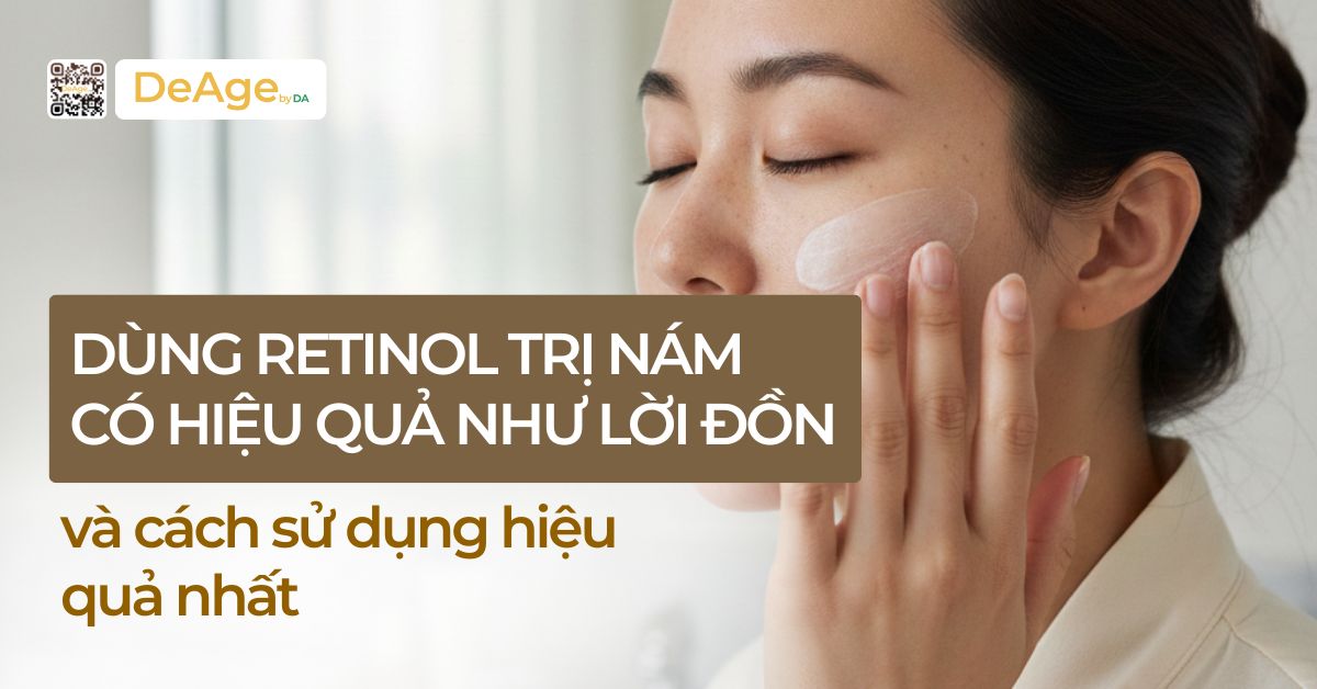 tiêu đề retinol trị nám
