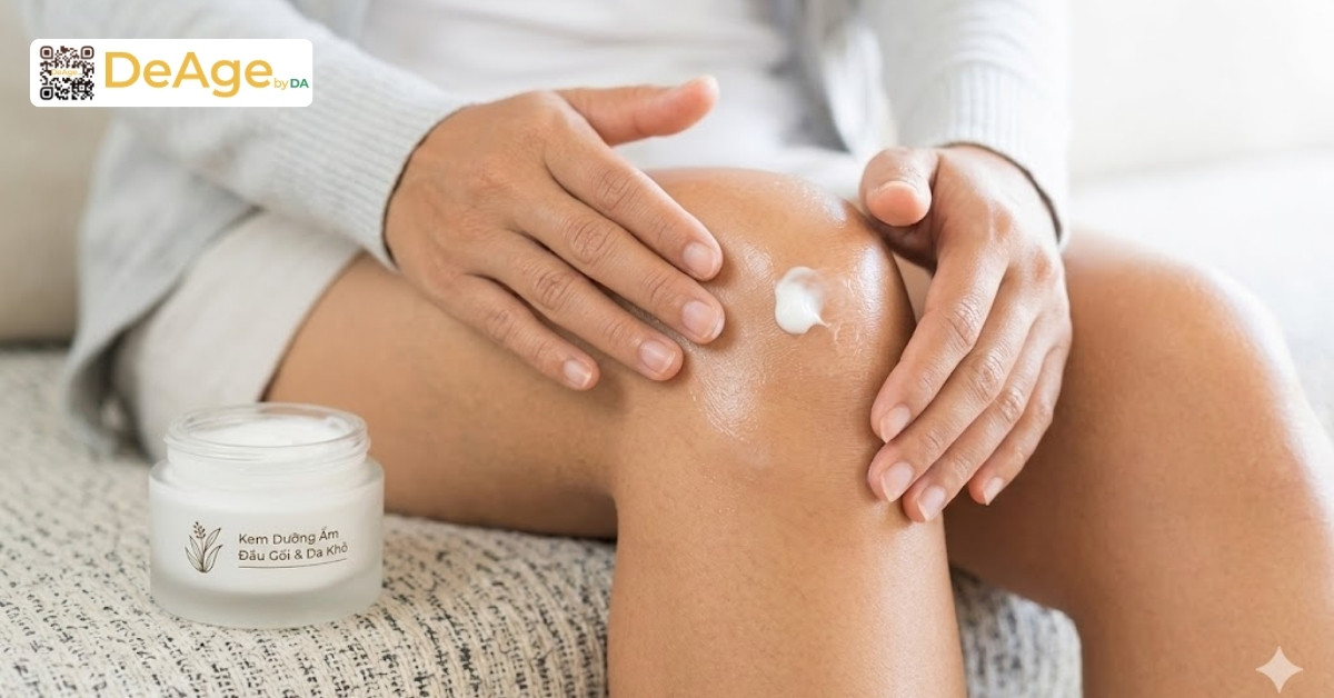 Cách nhận biết và điều trị rạn da đầu gối hiệu quả 8 Bôi dưỡng ẩm vùng đầu gối