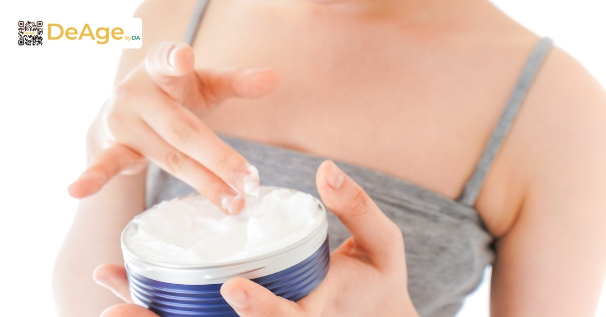 Rạn da ngực khi mang thai - nỗi lo thầm kín và cách cải thiện an toàn 5 Bôi kem dưỡng