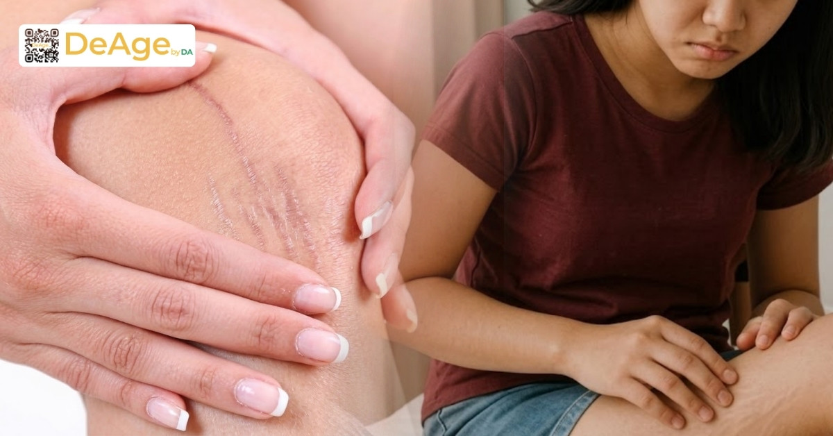 Cách nhận biết và điều trị rạn da đầu gối hiệu quả 3 Rạn da gối tuổi dậy thì
