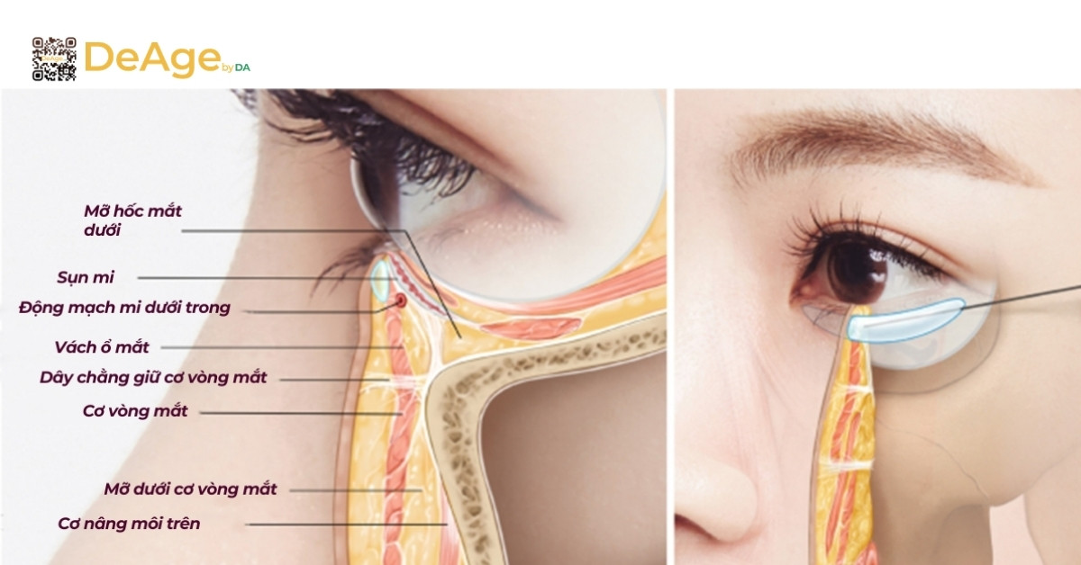 Top 10 phương pháp trẻ hóa vùng mắt hiệu quả hiện nay 3 cấu trúc giải phẫu