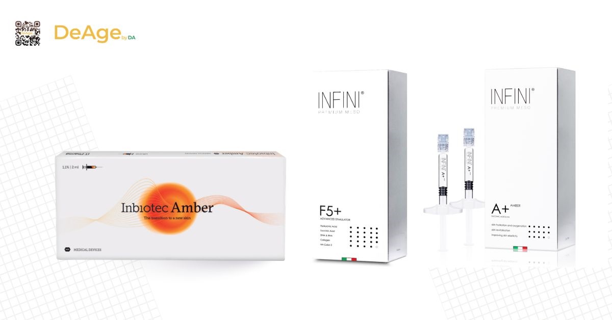 Succinic acid là gì? Lợi ích và ứng dụng trong trẻ hóa da 5 Một số sản phẩm tiêm trẻ hóa tích hợp succinic acid