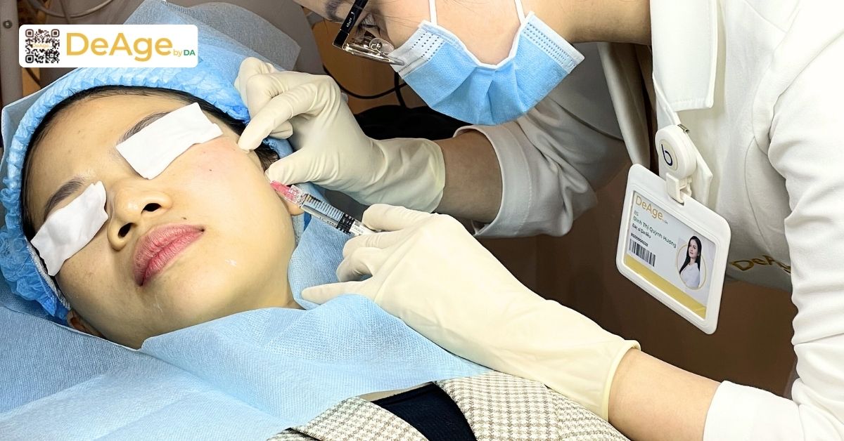 Liệu trình trẻ hóa da mặt giá bao nhiêu? Cập nhật bảng giá mới nhất tại DeAge 8 tiêm bap