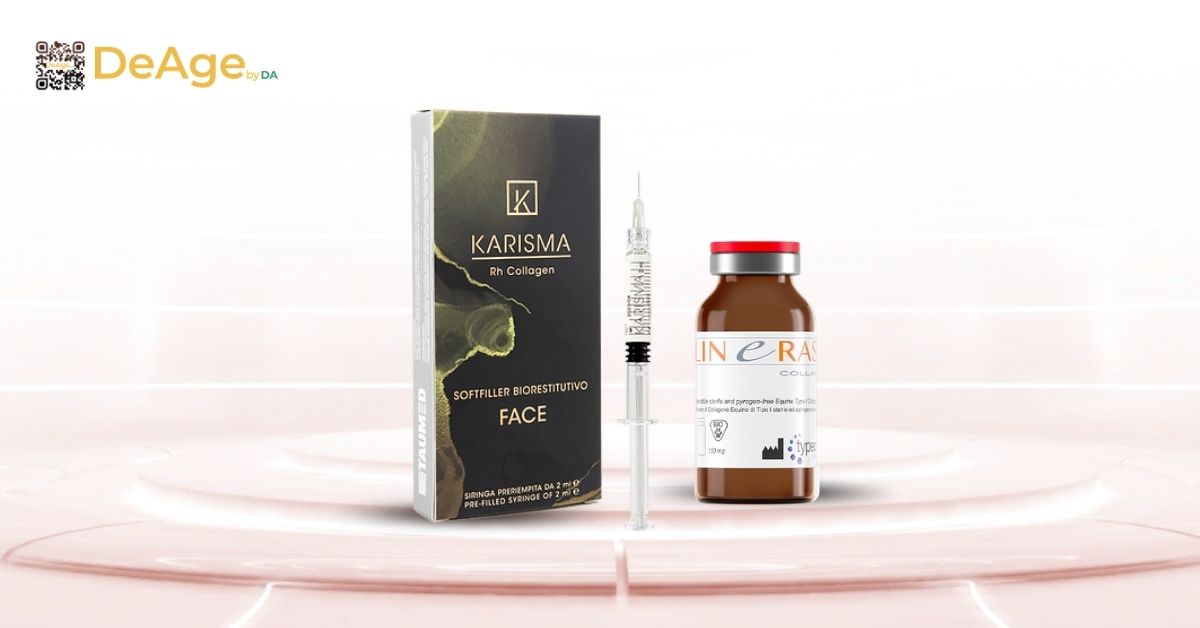 Skinbooster là gì và hiệu quả làm mờ nếp nhăn, đẩy lùi lão hóa thế nào? 8 Karisma + Linerase