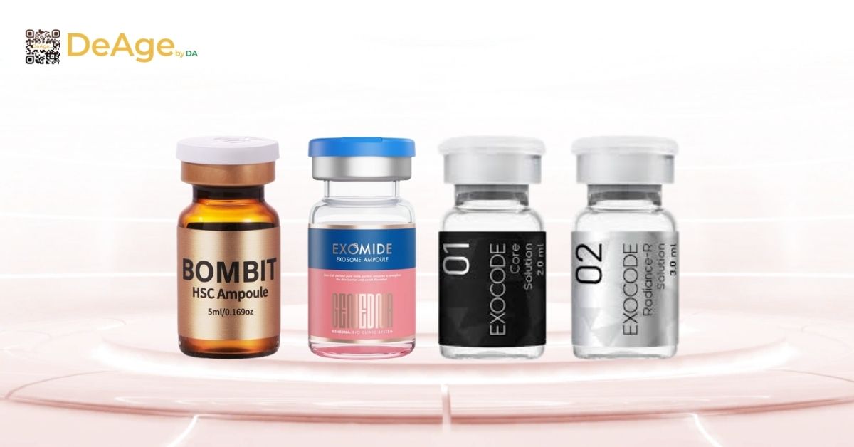 Skinbooster là gì và hiệu quả làm mờ nếp nhăn, đẩy lùi lão hóa thế nào? 19 Bombit HSC + exomide+ exocode