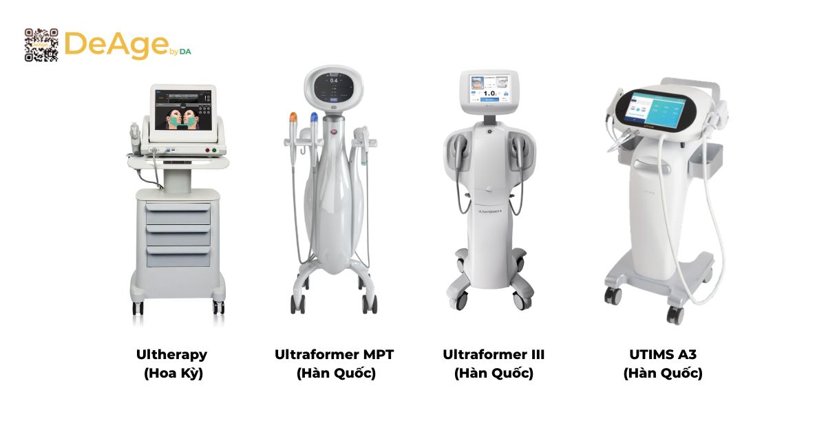Công nghệ Ultherapy và vai trò trong nâng cơ trẻ hóa da hiện nay 10 Các thiết bị HIFU hiện nay