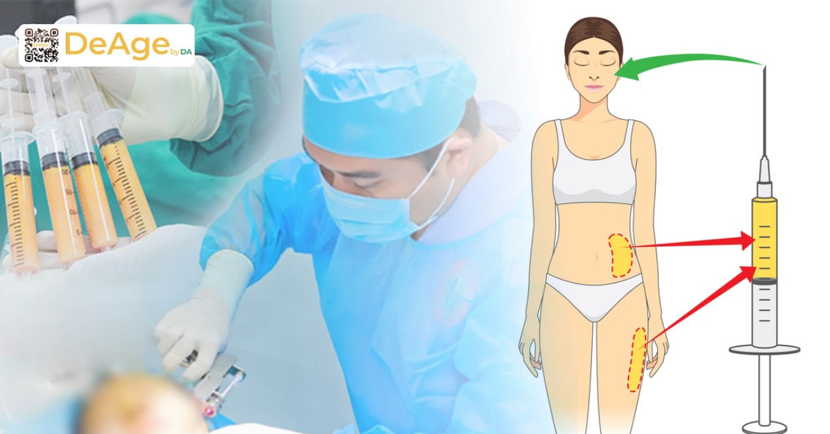 Rãnh lệ là gì? Nguyên nhân và cách cải thiện an toàn 7 Minh họa vùng lấy mỡ cấy