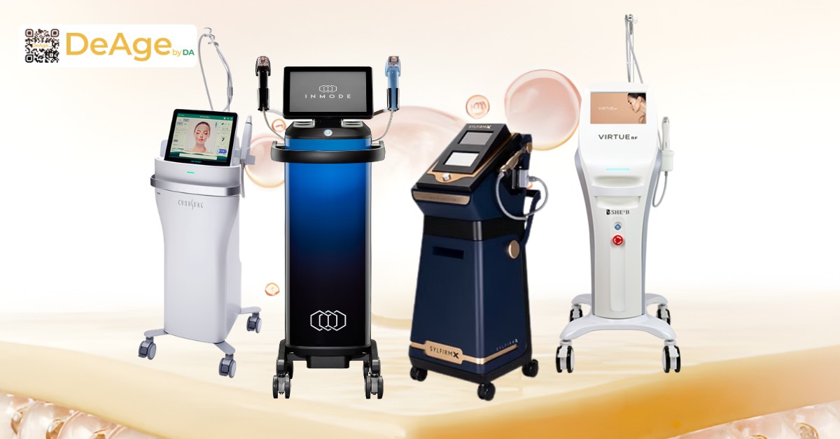 Sóng RF là gì và ứng dụng của sóng RF trong thẩm mỹ 4 Morpheus8, Potenza, Sylfirm X và Virtue