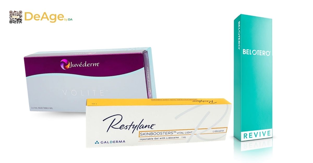 Skinbooster là gì và hiệu quả làm mờ nếp nhăn, đẩy lùi lão hóa thế nào? 5 Một số skinbooster chứa HA liên kết chéo nhẹ giúp căng bóng lâu hơn (hình minh họa)