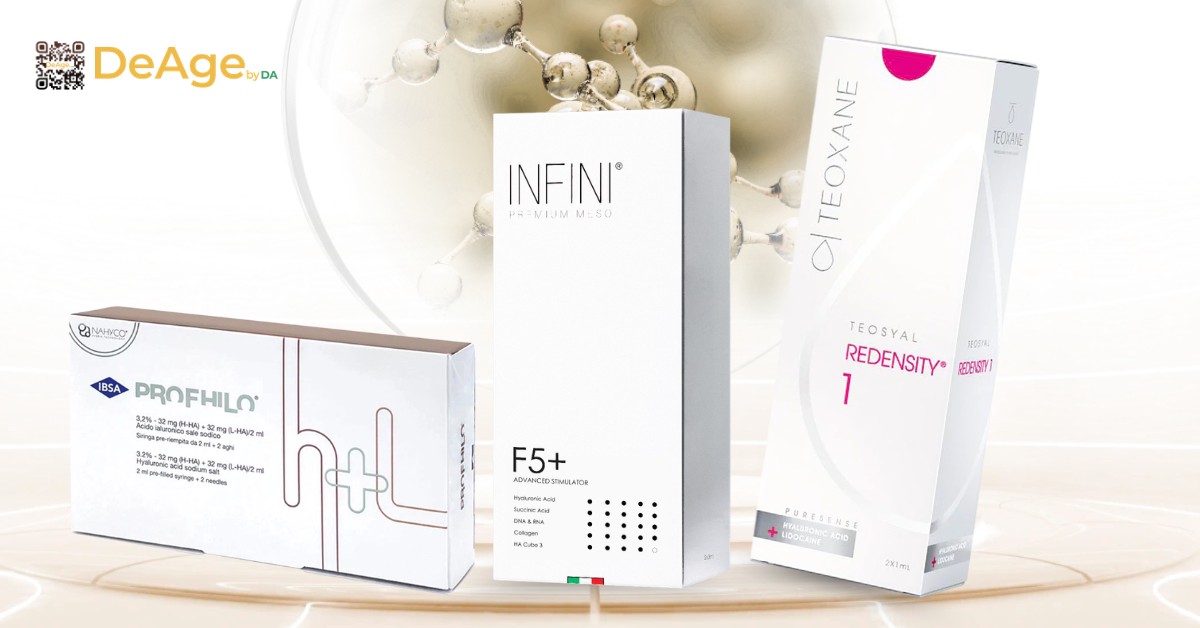 Tái tạo da là gì và những phương pháp tái tạo da phổ biến hiện nay 13 Profhilo, Infini Premium Meso F5+ Booster, Teosyal Redensity 1