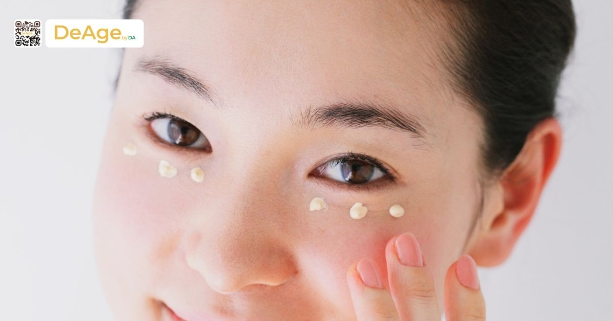 3 loại nếp nhăn dưới mắt và cách khắc phục hiệu quả 4 bôi kem mắt