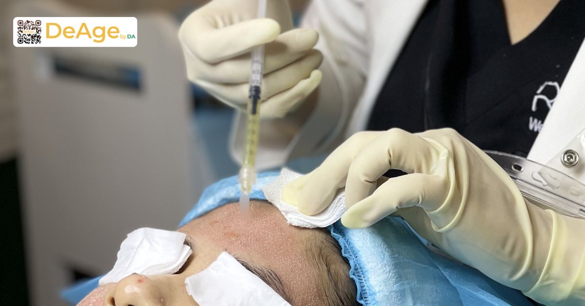 Skinbooster là gì và hiệu quả làm mờ nếp nhăn, đẩy lùi lão hóa thế nào? 18 PRF sử dụng fibrin tự thân hỗ trợ phục hồi mô (hình minh họa)