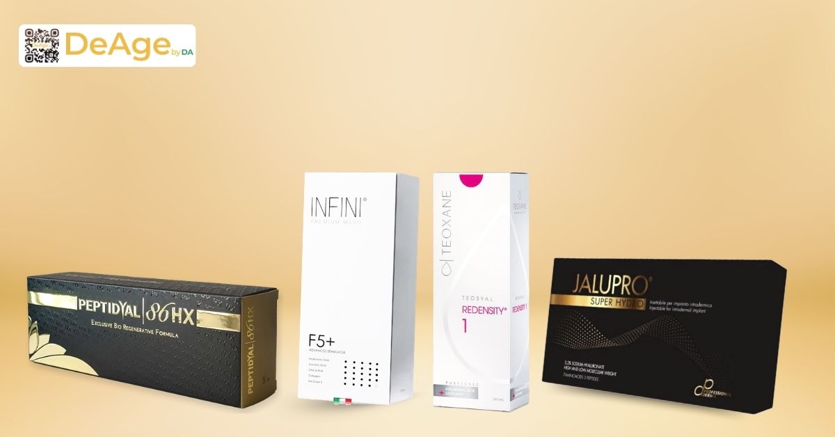 Hyaluronic acid là gì? Ứng dụng của HA trong trẻ hóa da 5 sp ha k liên kết chéo