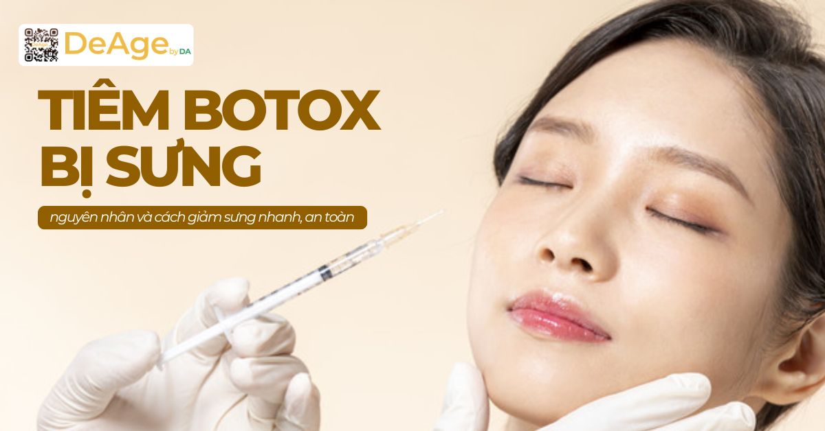 Thumb Tiêm botox bị sưng nguyên nhân và cách giảm sưng nhanh, an toàn