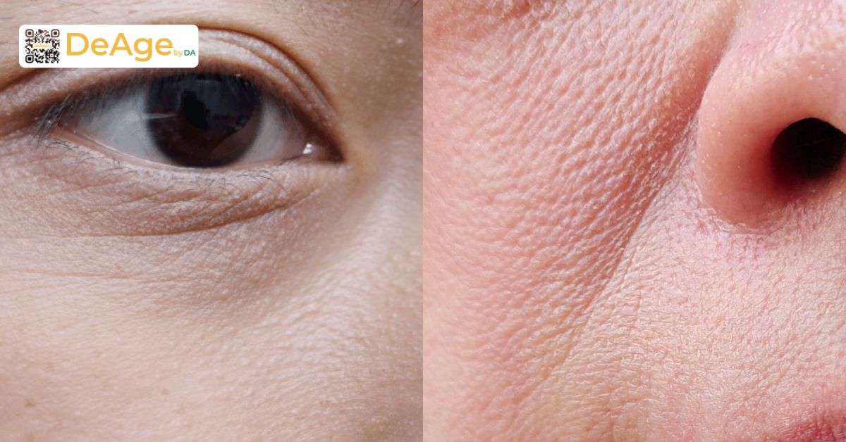 Tại sao phải bổ sung collagen và những yếu tố khiến collagen suy giảm nhanh 6 rãnh lệ, rãnh mũi