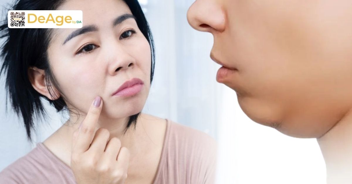 Mặt V-line là gì? Cách tạo gương mặt V-line thon gọn an toàn và hiệu quả 16 hình ng có nọng cằm + râu rồng rõ