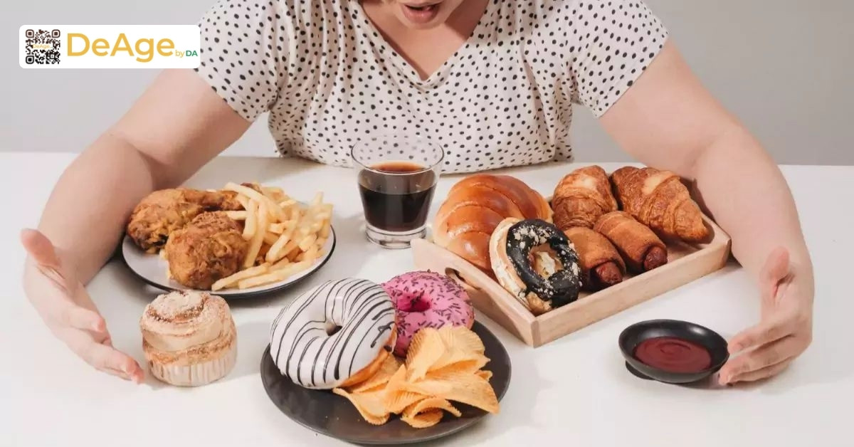 Nguyên nhân da sần sùi và cách cải thiện để làn da mịn màng hơn 6 Ăn nhiều đường