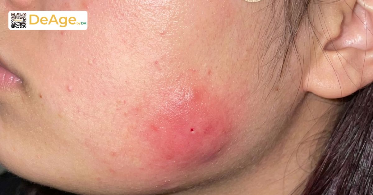 Tiêm botox bị sưng có sao không