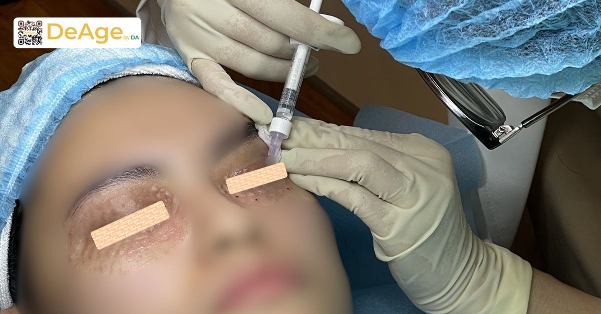 Nâng cơ mí mắt: bí quyết giúp vùng mắt trẻ trung và tươi tắn hơn 8 Tiêm mắt Rejuran I