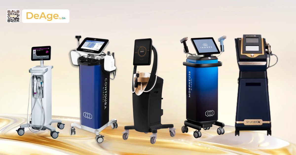 Top 11 cách xóa nếp nhăn vùng mắt an toàn và hiệu quả hiện nay 8 máy rf