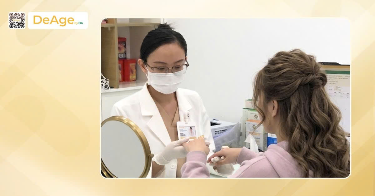 Da tay nhăn nheo do đâu và cách cải thiện giúp đôi tay mịn màng hơn 13 Thăm khám trực tiếp cùng Bác sĩ để được đánh giá và thực hiện liệu trình trẻ hóa mu bàn tay
