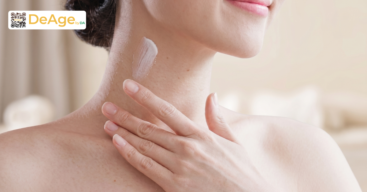 Da cổ sần sùi do đâu và cách giúp da cổ mịn màng hơn 4 chăm sóc da vùng cổ