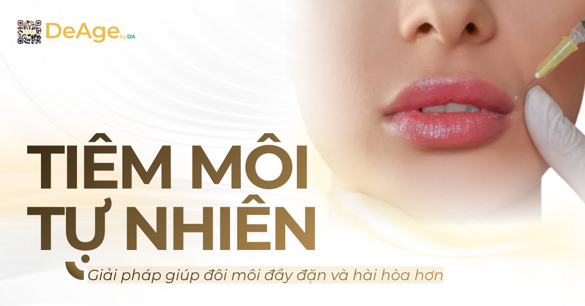 Tiêm môi tự nhiên: Giải pháp giúp đôi môi đầy đặn và hài hòa hơn
