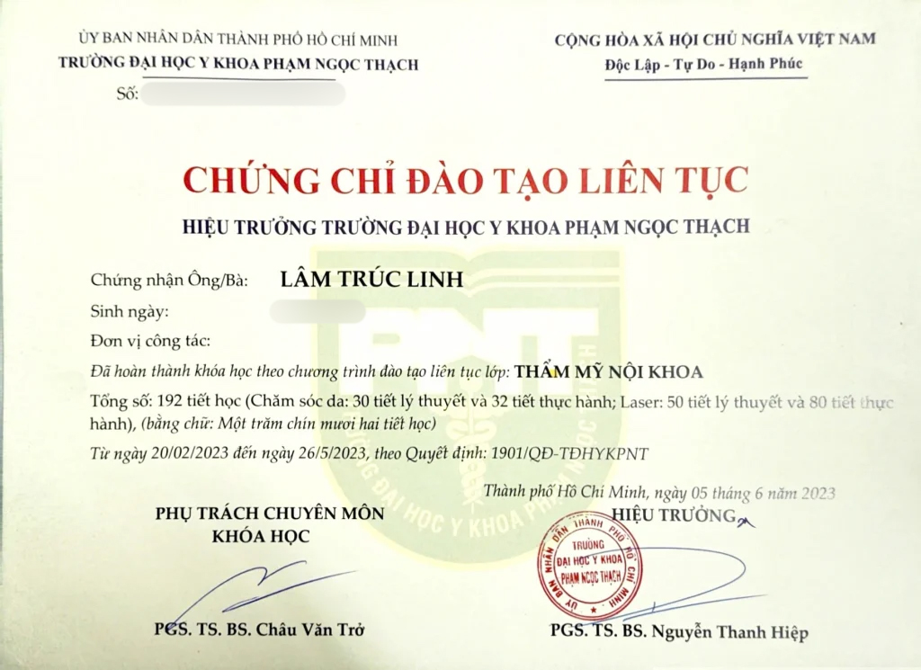 BSCKI. Lâm Trúc Linh 17