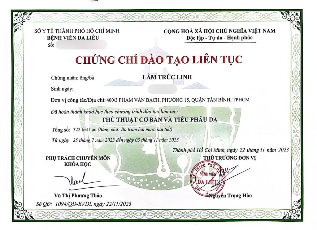 BSCKI. Lâm Trúc Linh 11