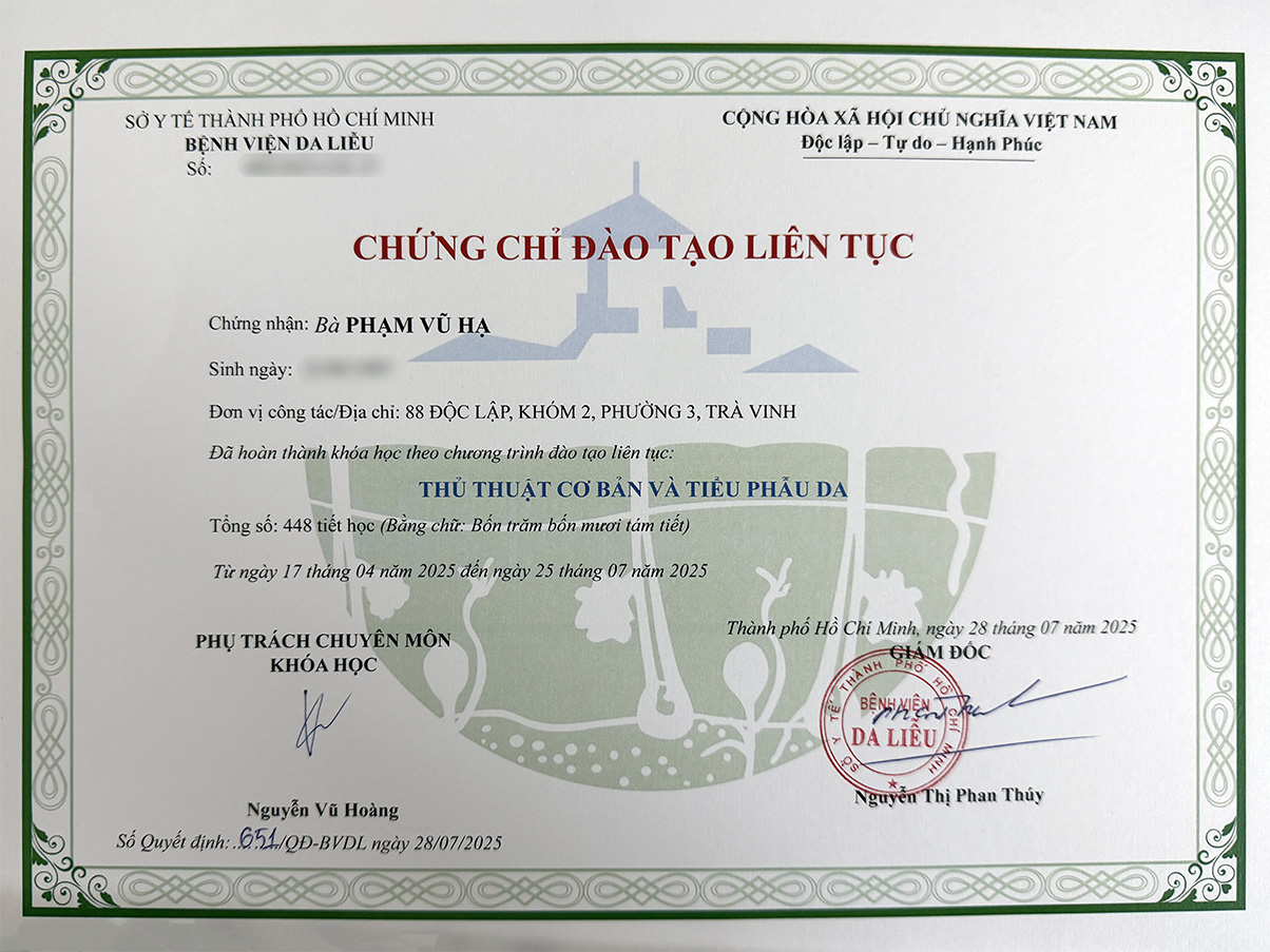BSCKI. Phạm Vũ Hạ 9