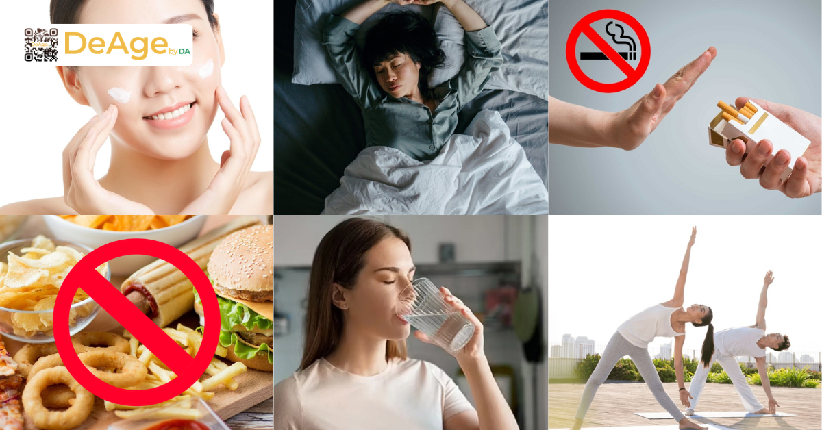 Những thói quen sinh hoạt hỗ trợ sức khỏe làn da