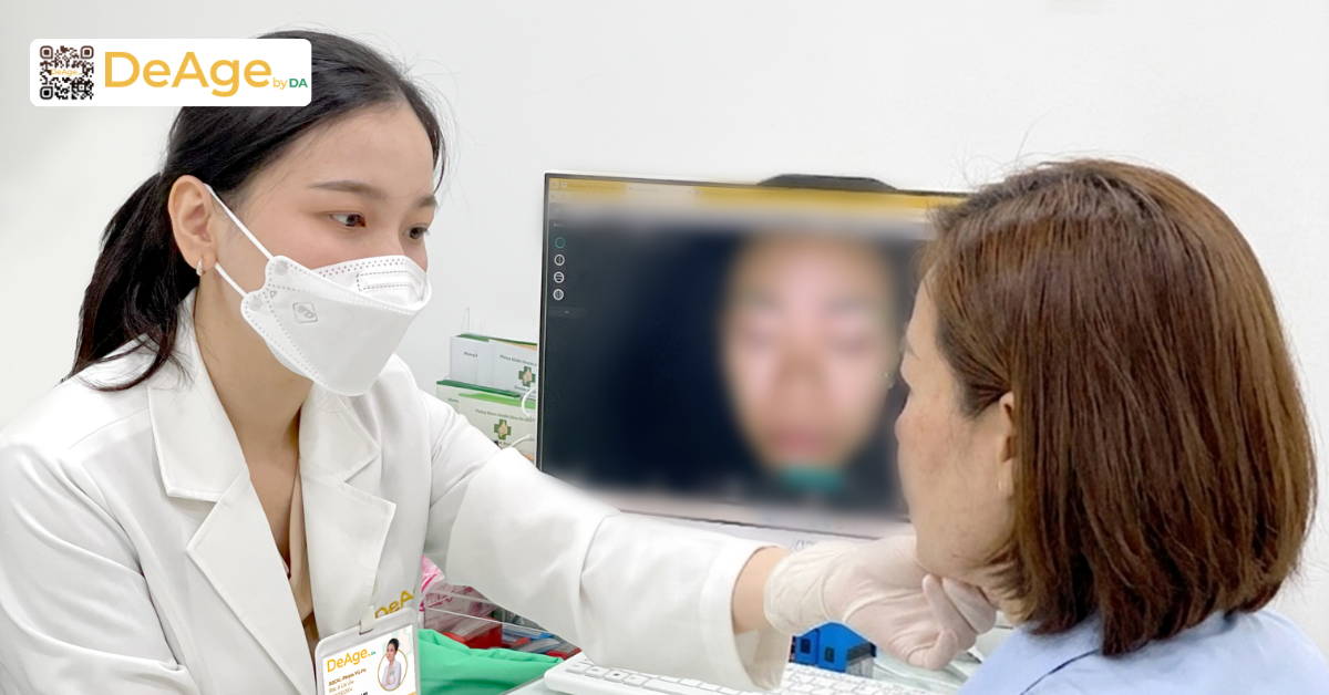 Thăm khám trực tiếp với Bác sĩ để đánh giá tình trạng da chính xác nhất