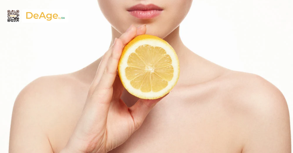 làm sáng da bằng vitamin C